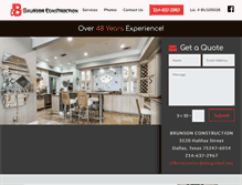 Tablet Screenshot of jdbrunson.com